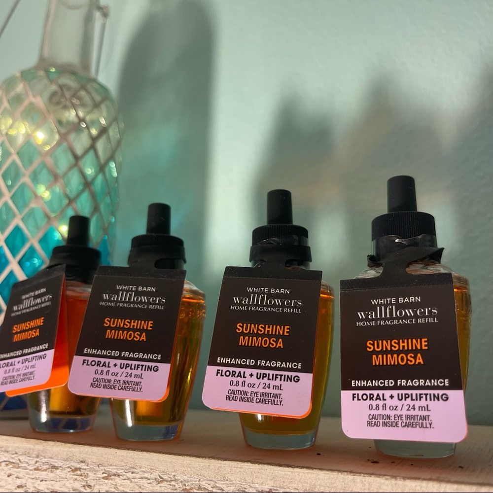 Sunshine mimosa wallflower bulb refill bath and body works